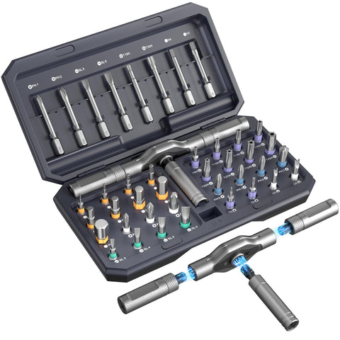 VEYSMOU 42in1 magnetic screwdriver set case for portable repairs