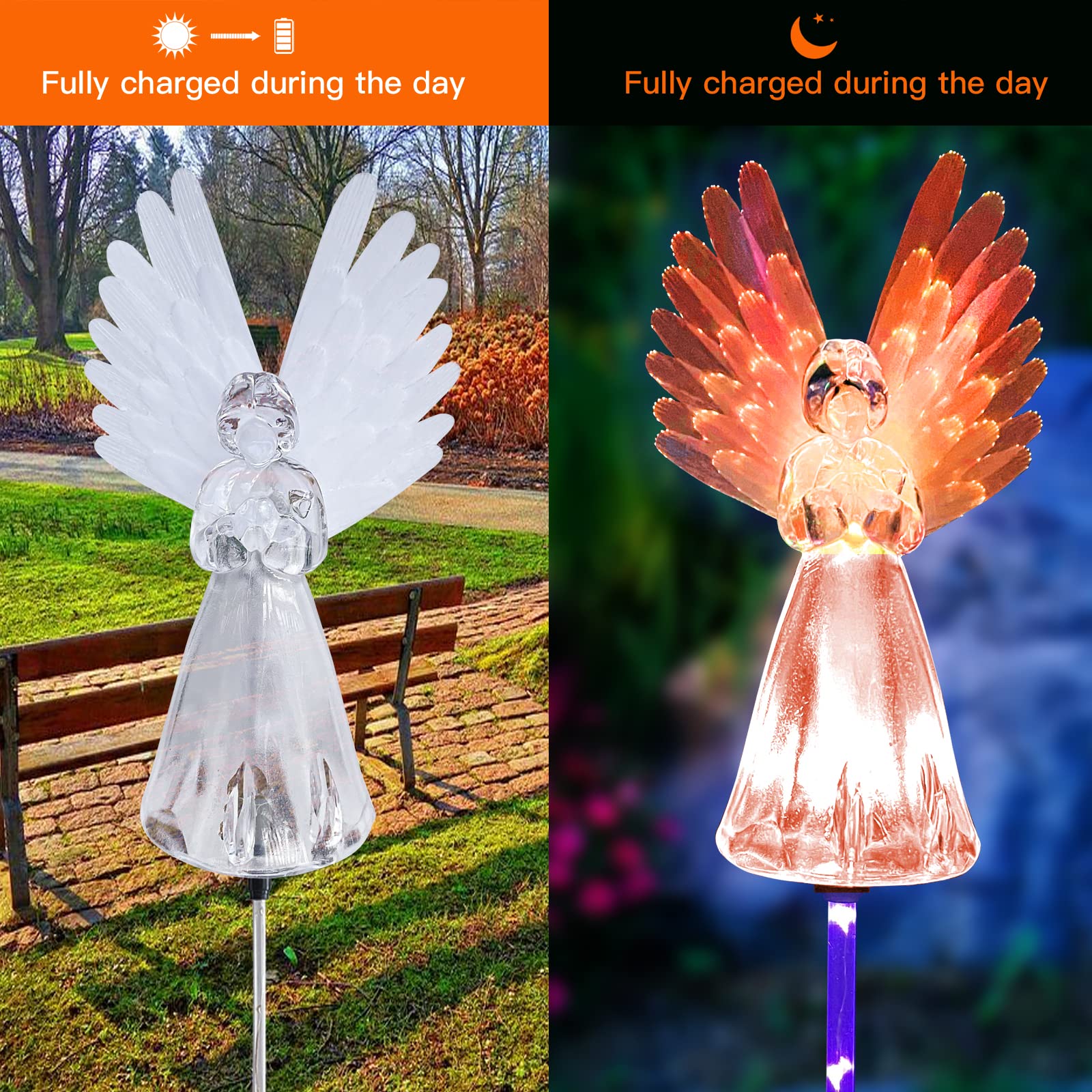 VGE Solar Angel Light two-pack suitable for gifting to loved ones.