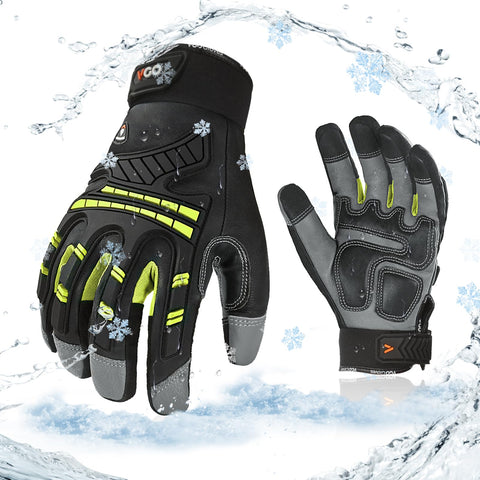 Vgo GA8954FW winter glove front view for warm, dexterous cold-work
