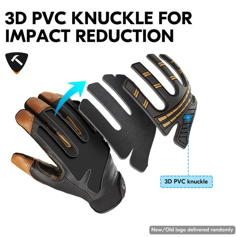 Vgo GA8954FW glove closure detail with secure hook-and-loop wrist design