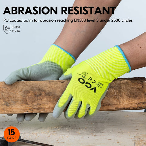 Vgo gloves reveal knit wrist and secure fit design