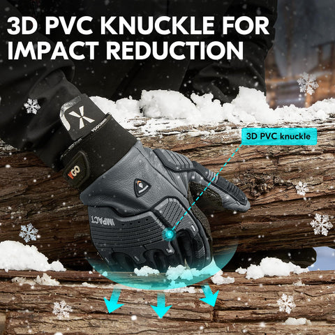 Vgo gloves fingertips are touchscreen compatible for quick device use.