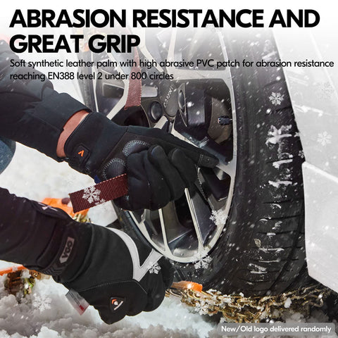 Vgo winter gloves with touchscreen-capable fingertips for easy device use