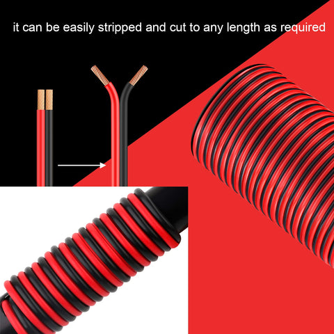 VIABRICO 12V/24V DC wire for versatile low-voltage setups