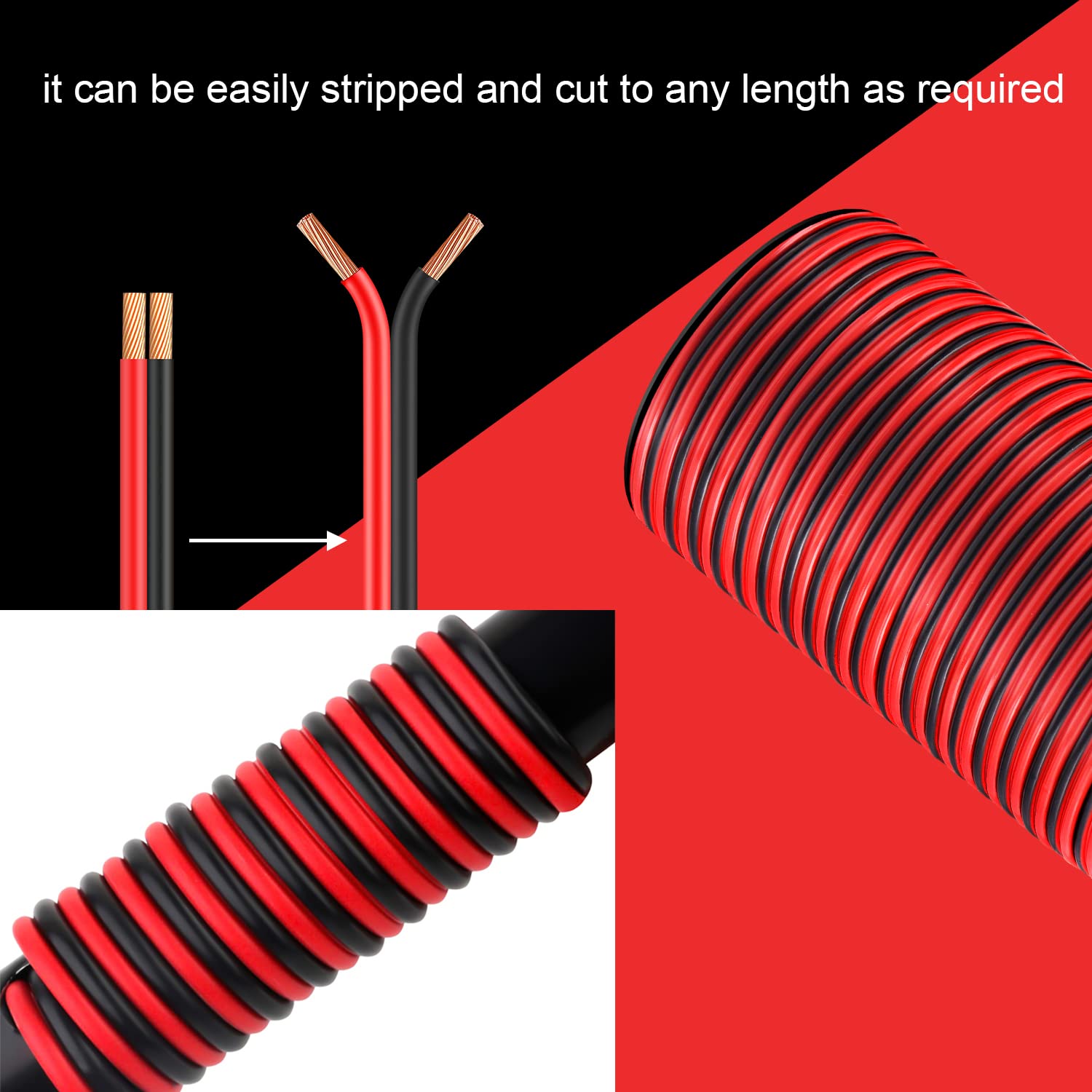 Spool-wrapped VIABRICO wire for neat, tangle-free installation