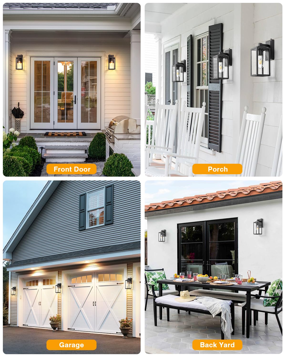 VIANIS front-door security light enhances night visibility