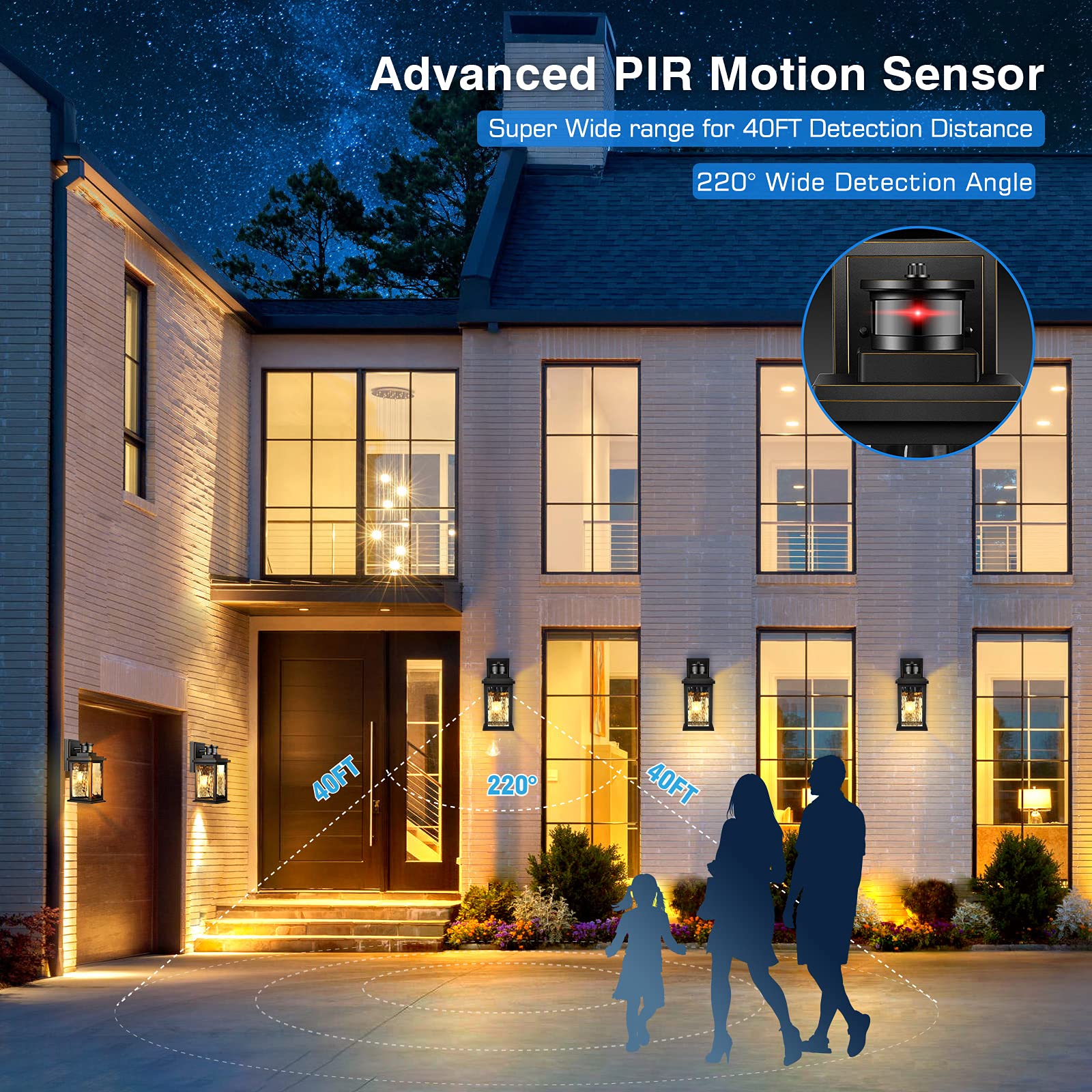 VIANIS anti-rust aluminum exterior light withstands weather conditions