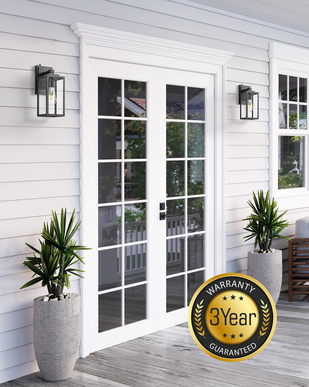 VIANIS weatherproof aluminum frame withstands weather