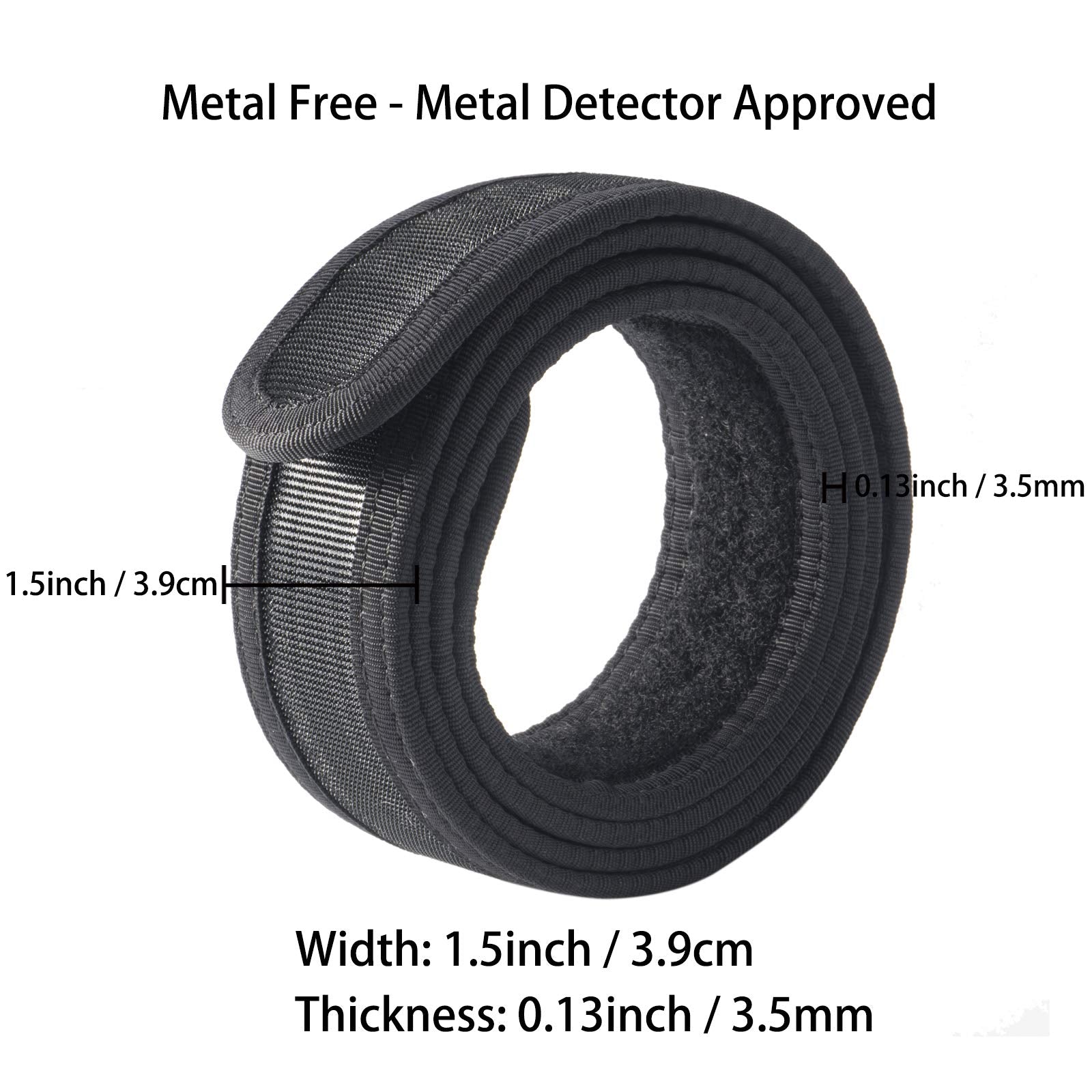 Vianyer Inner Belt metal-detector-friendly design