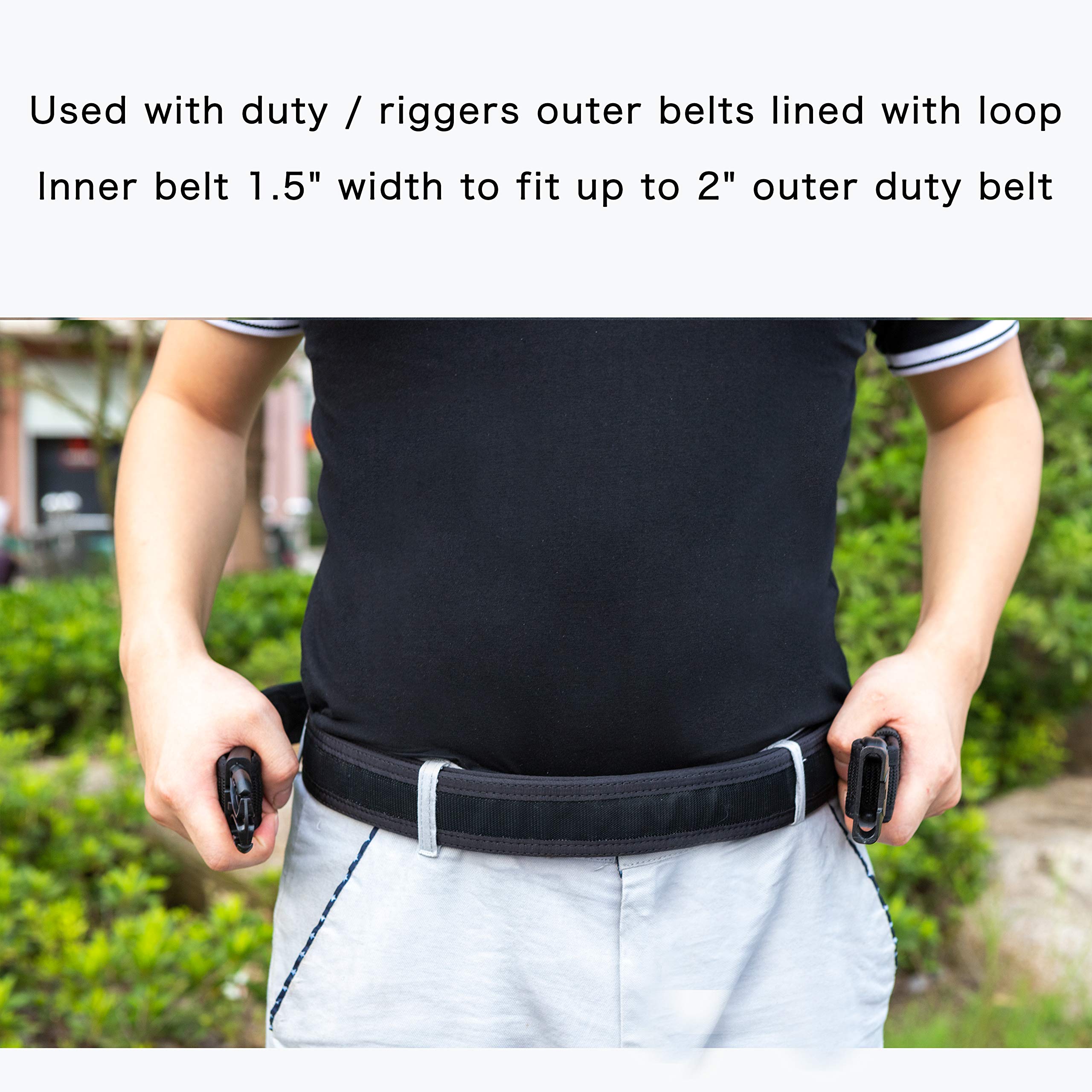 Vianyer Inner Belt size chart shows available sizes