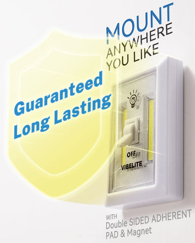 VIBELITE LED night light switch closet-light for night-time access