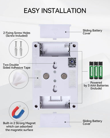 VIBELITE LED night light switch garage-light for workshop tasks