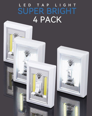 VIBELITE LED night light switch magnetic installation for quick mounting