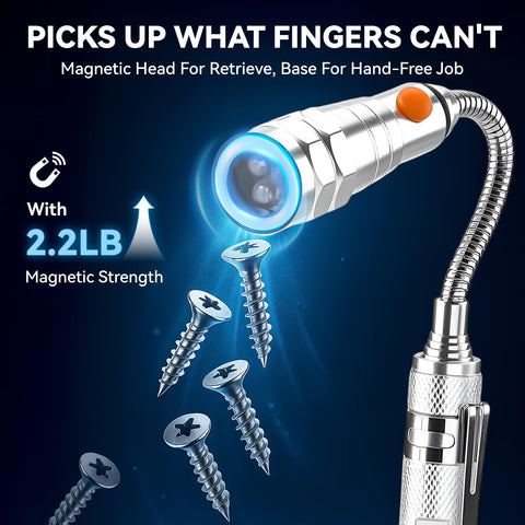 VIBELITE pocket clip and anti-slip grip for secure handling.
