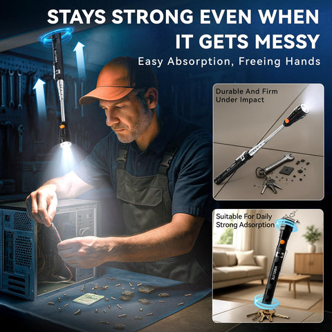 VIBELITE rugged design suitable for camping, boating, fishing, and roadside emergencies.