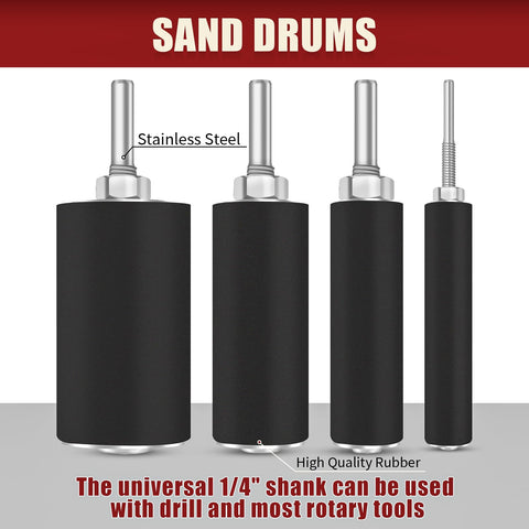 VIBRATITE one-and-a-half-inch drum sanding for large-radius work