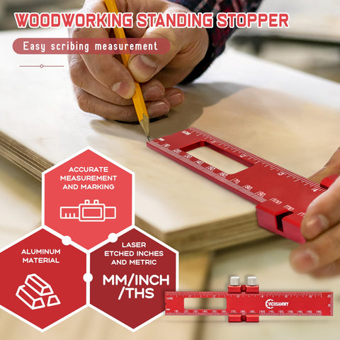 VICHSAMWY anodized aluminum surface resists wear and corrosion in workshops.