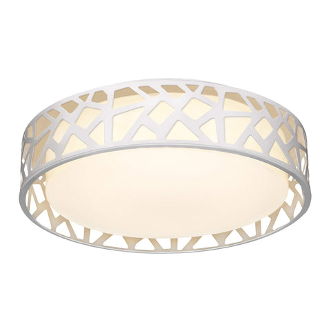 VICNIE flush mount ceiling light with 12-inch canopy for modern illumination