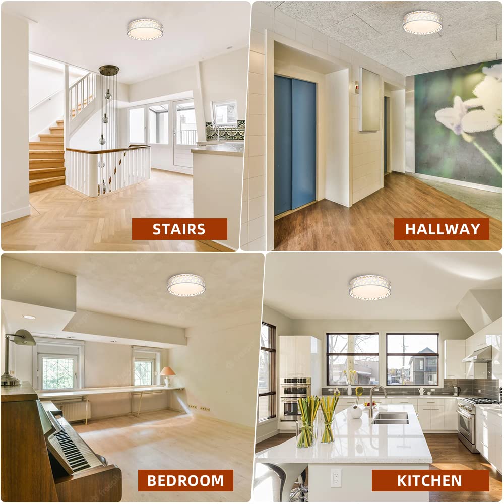VICNIE LED ceiling light delivers 24W, 1600 lumens, energy efficient