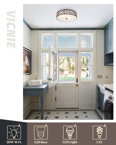 VICNIE oil-rubbed bronze knob detail adds vintage charm