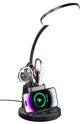 Vicsoon desk lamp close-up highlighting CRI 90 for true color rendering