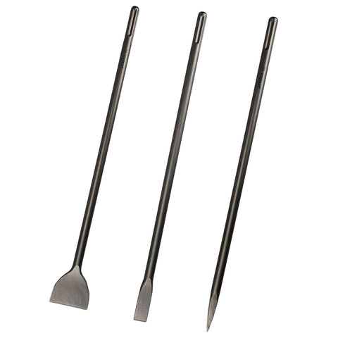 Victeut 24in SDS Max 1in flat chisel for precise masonry shaping