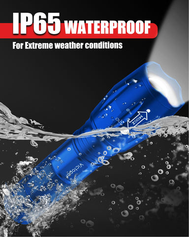 Victoper aircraft-grade blue flashlight shell for durable outdoor use