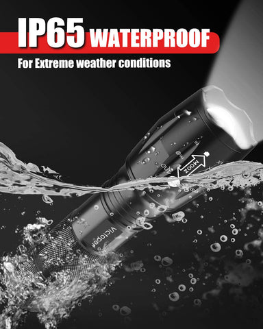 Victoper LED flashlight five modes for versatile outdoor lighting