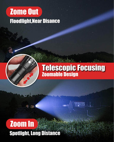 Victoper LED flashlight waterproof durability for all weather conditions