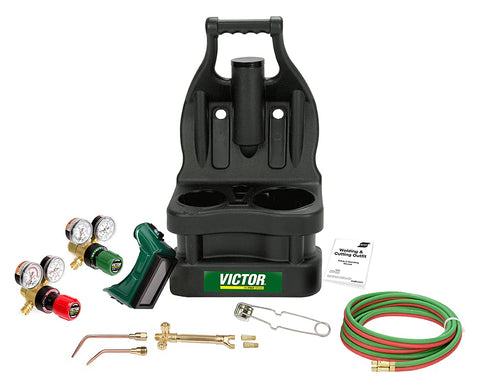 Victor ESAB G150 J-P tote case ready for portable field welding.