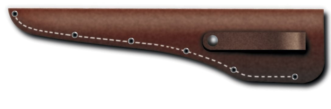 Victorinox brown leather knife sheath for 8-inch blades protects and organizes your kitchen tools.