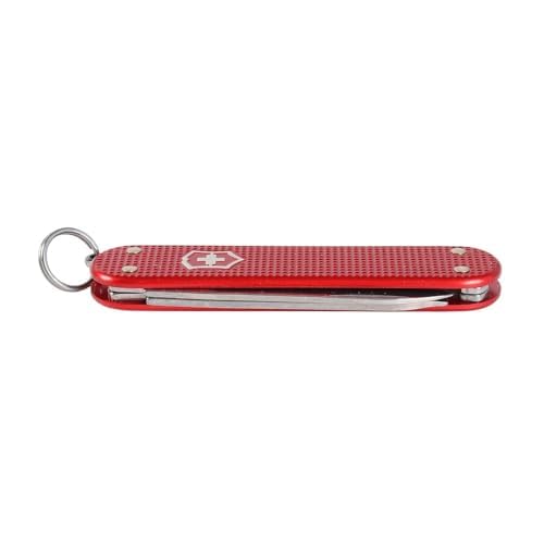 Victorinox Classic SD small blade visible, handy for quick tasks.