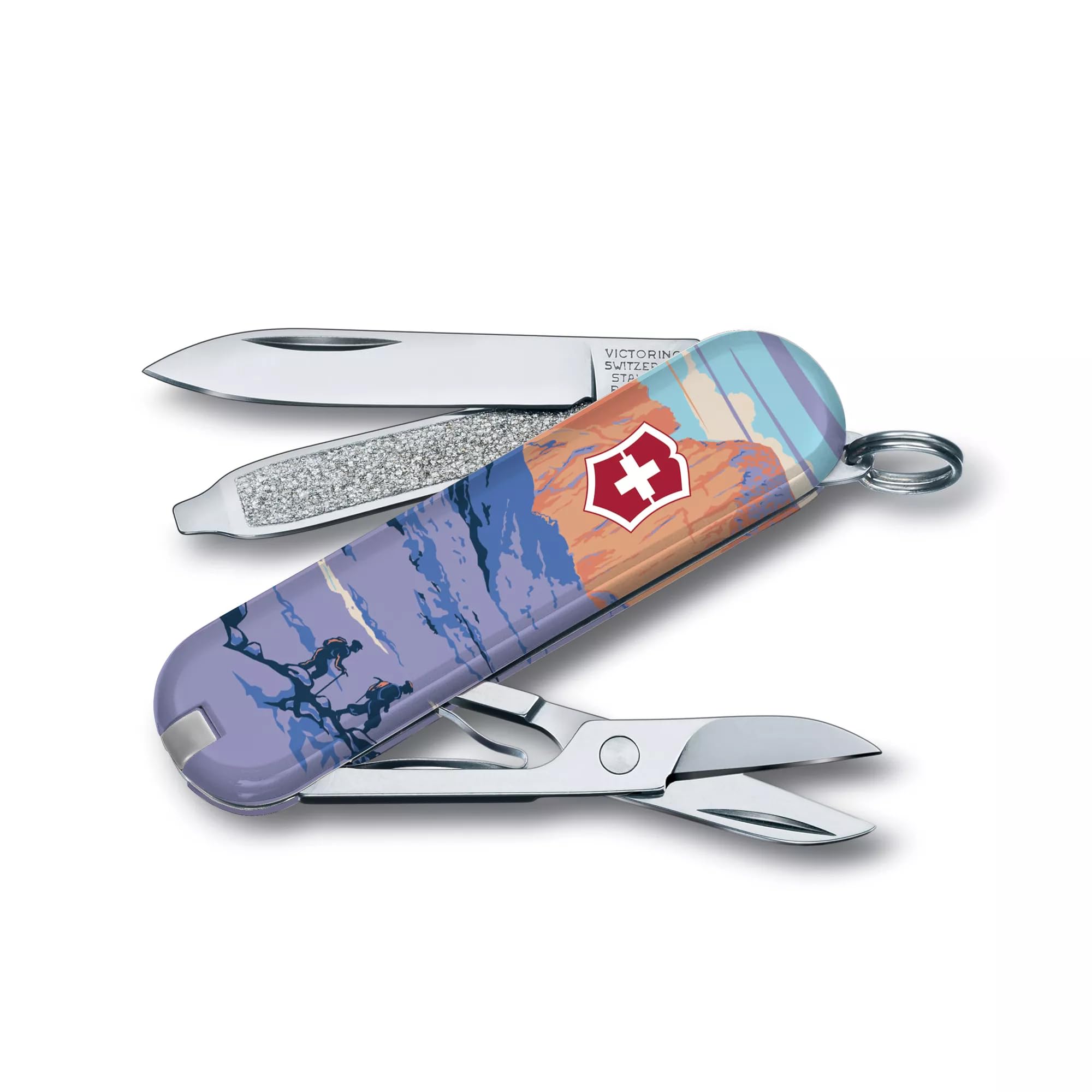 Victorinox Classic SD compact knife on a keychain for everyday tasks