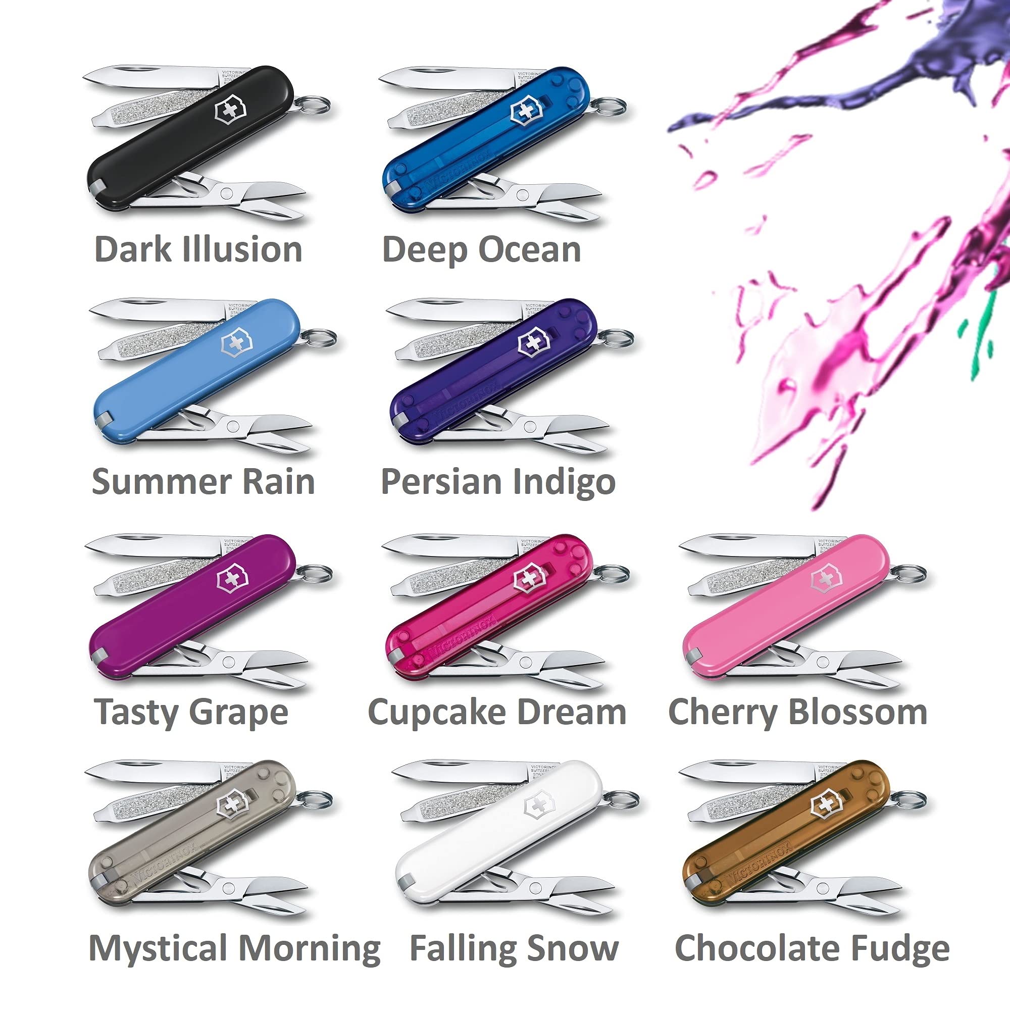Victorinox Classic SD key ring keeps tools accessible.