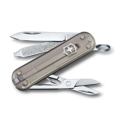 Victorinox Classic SD pocket knife closed for everyday carry in Mystical Morning finish.