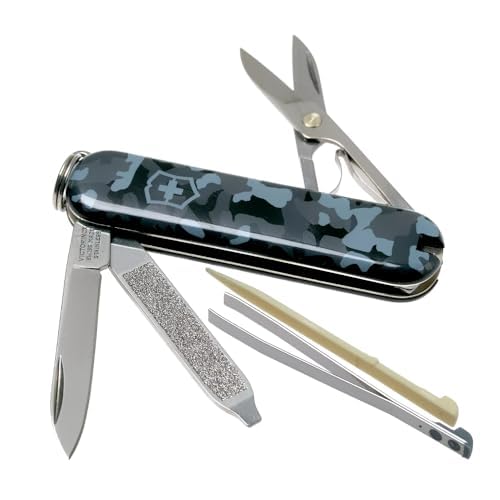 Victorinox Classic SD nail file and screwdriver in one tool.