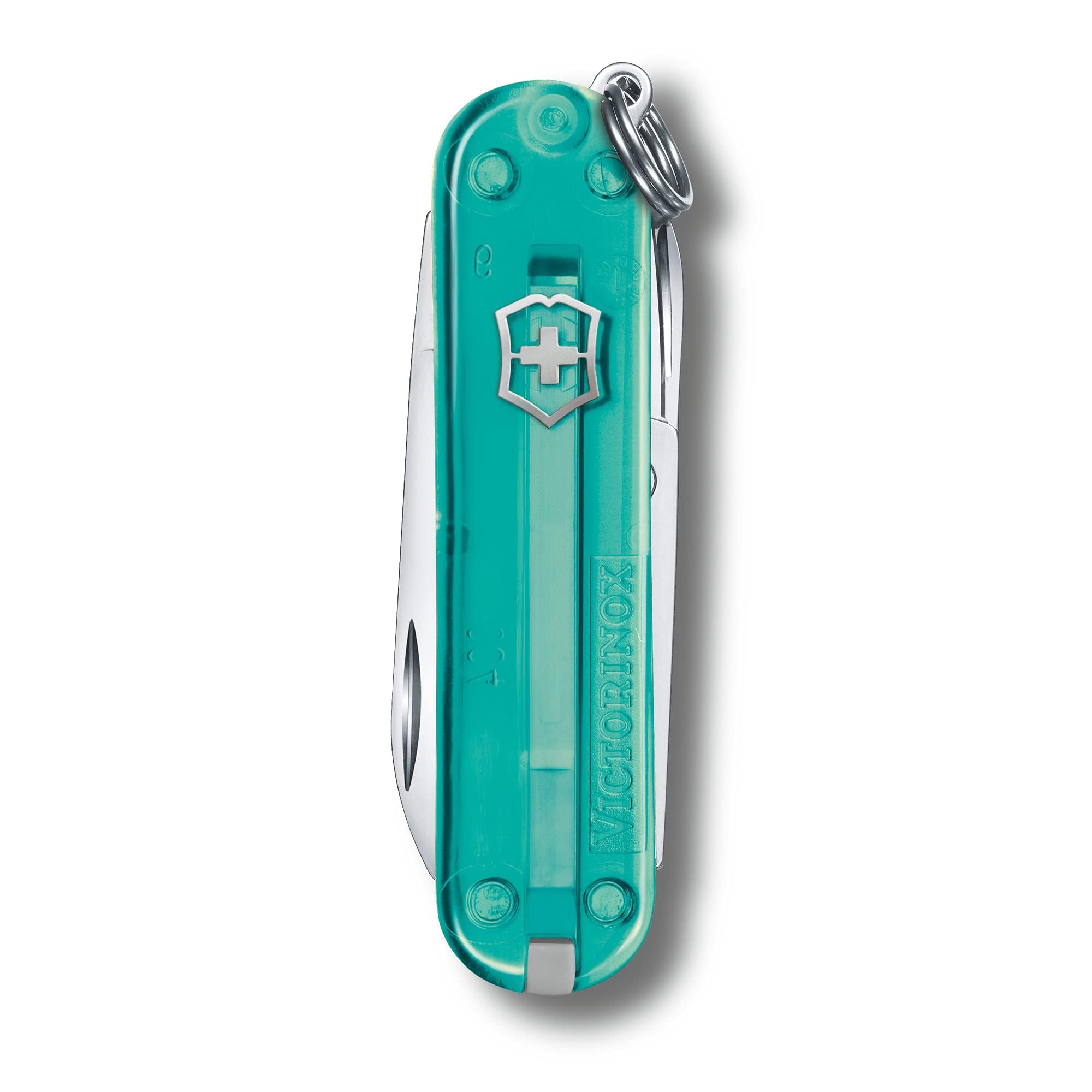 Victorinox Classic SD small blade and scissors for quick cutting tasks.