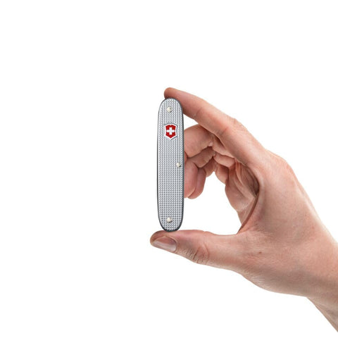 Victorinox Companion Slim Alox with package opener for easy unboxing and quick access.