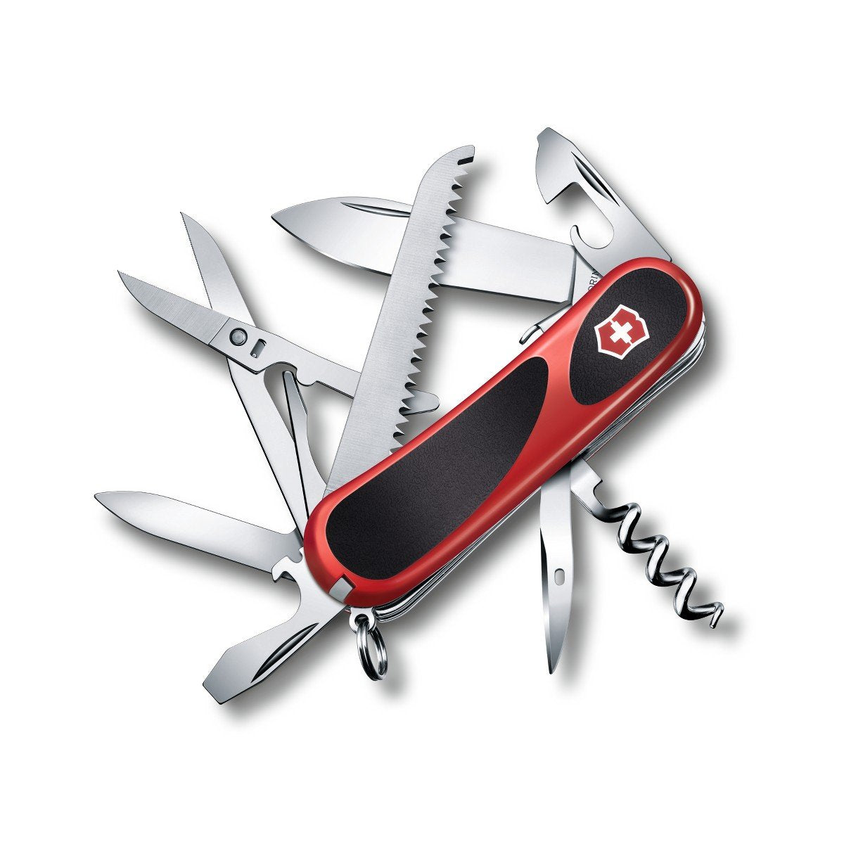 Victorinox Evolution S17 grip knife open blade for quick field tasks.