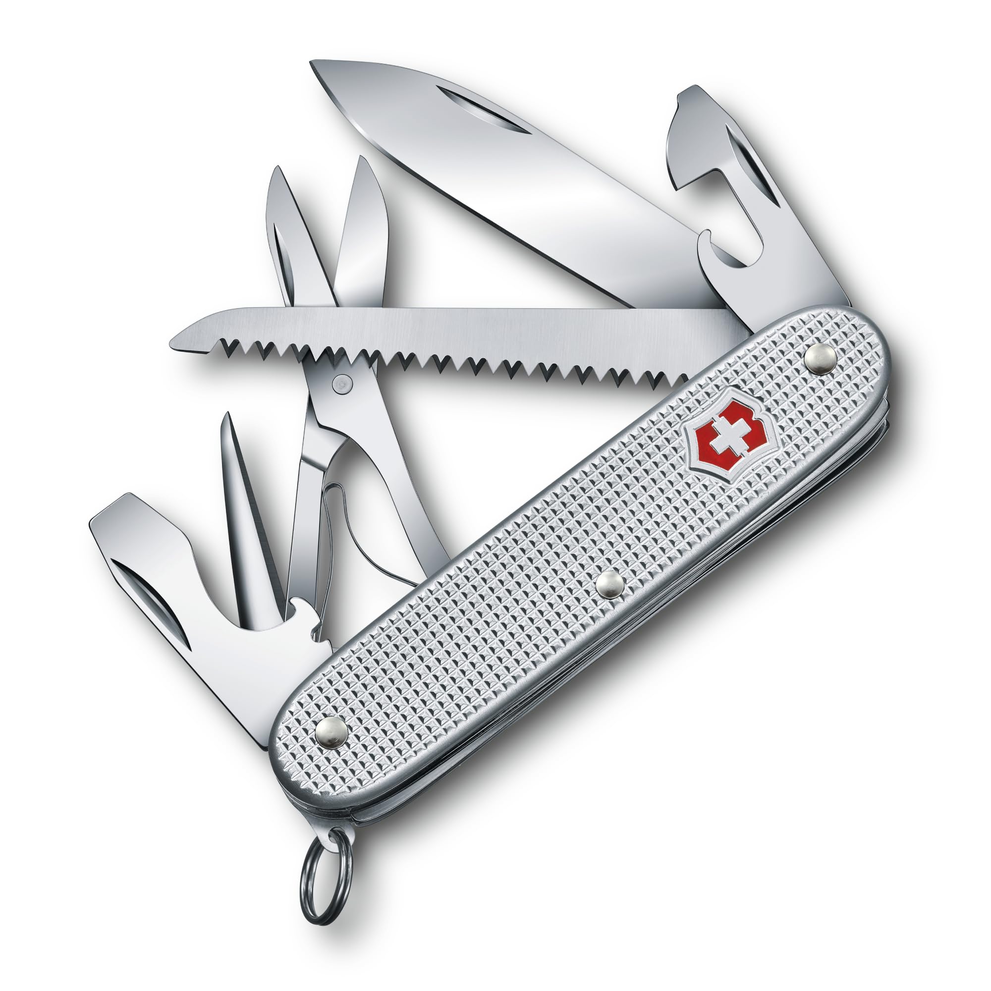 Victorinox Farmer X Alox large blade for precise daily cutting tasks.