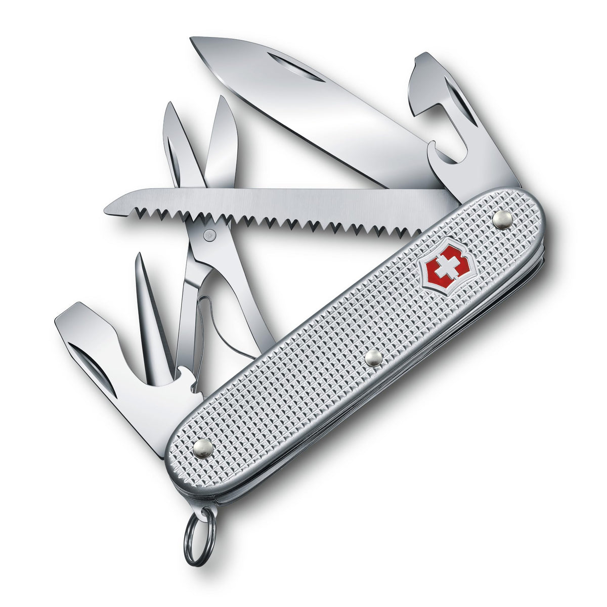 Victorinox Farmer X Alox large blade for precise daily cutting tasks.