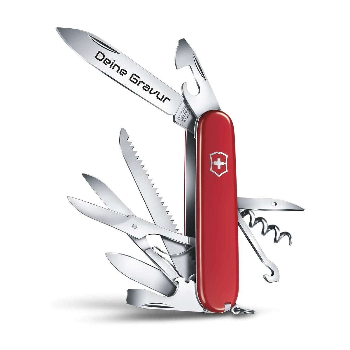Victorinox Huntsman large blade for precise everyday cutting tasks