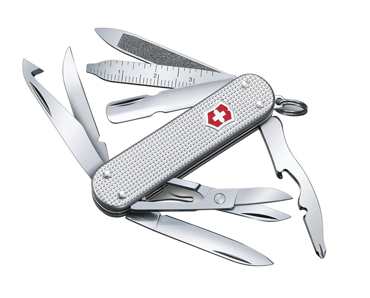 Victorinox Mini Champ Alox bottle opener, handy for quick bottle openings on the go.