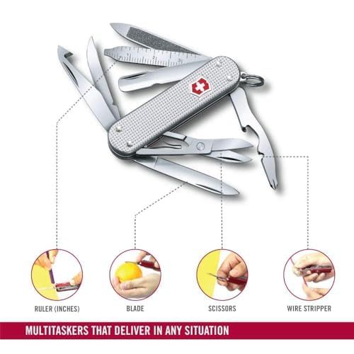 Victorinox Mini Champ Alox cuticle-pusher, gentle nail care on the move.