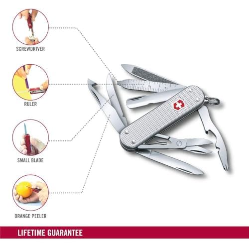Victorinox Mini Champ Alox letter-opener, handy for quick packages and everyday tasks.