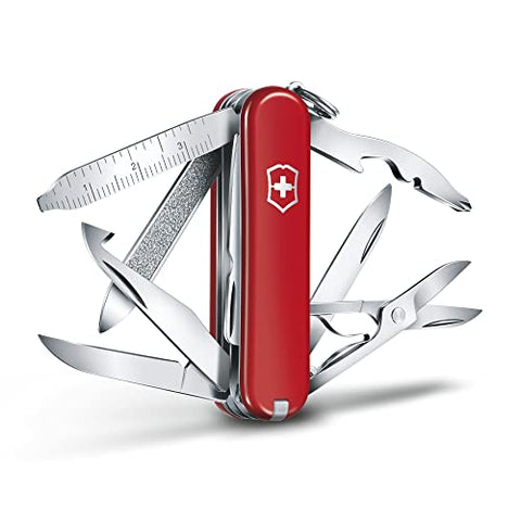 Victorinox Minichamp key ring setup demonstrates compact everyday carry.