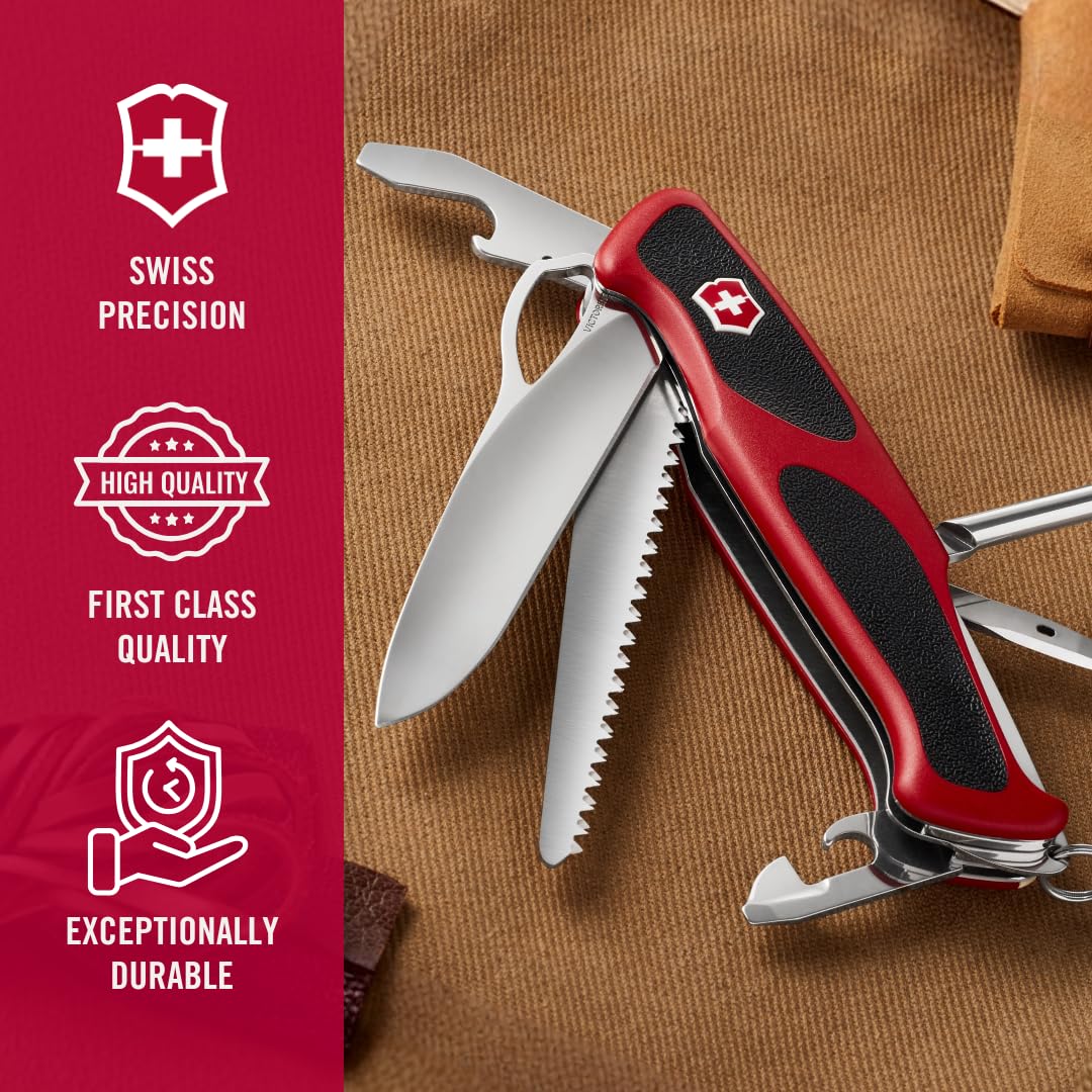 Victorinox RangerGrip 78M two component scales boost grip comfort.