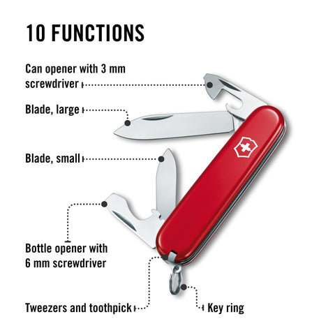 Victorinox Recruit screwdriver tool extended for on the go adjustments.