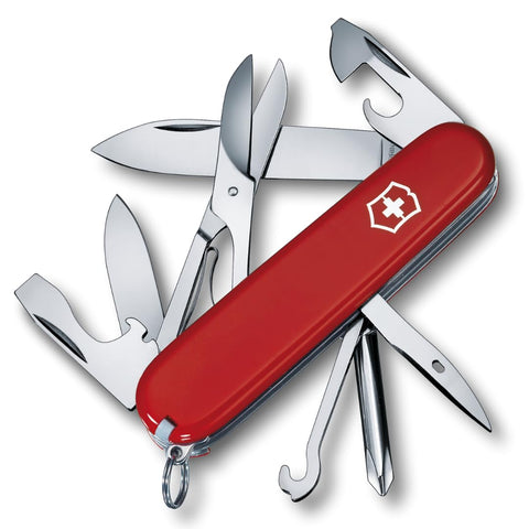 Victorinox Super Tinker large blade for quick, precise cuts on the go.