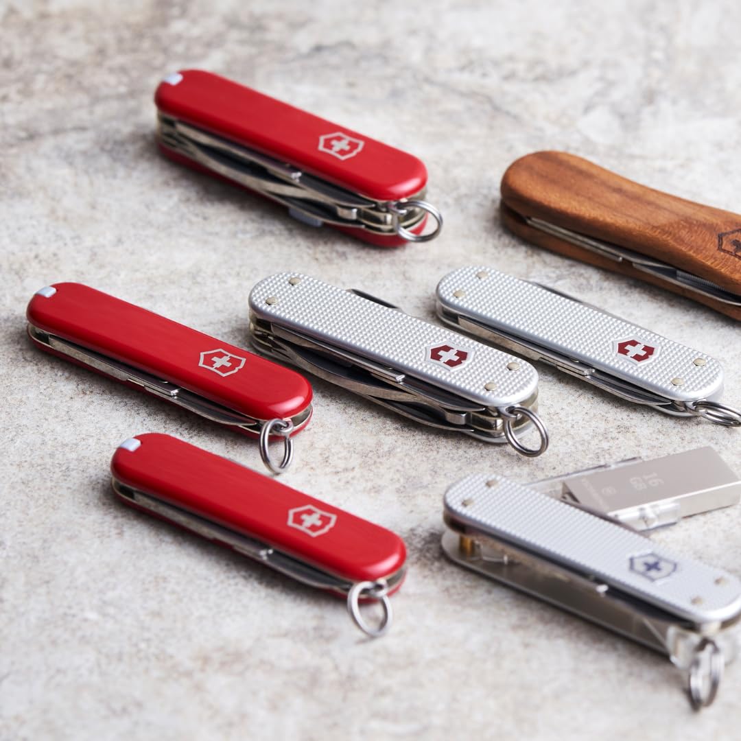 Extended layout of the Victorinox Tinker tools for quick on-the-go tasks.